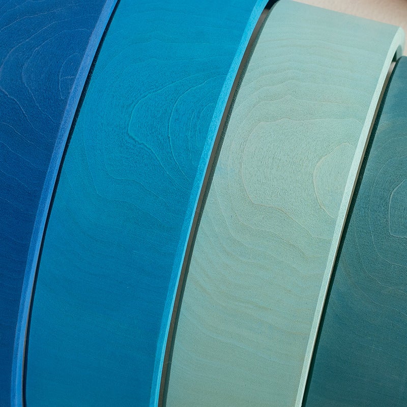 Dip Dyeing Large Rainbow Building Blocks Stacked High Color Cognitive Kindergarten Puzzle Early Education Building Blocks Factory - Image 5